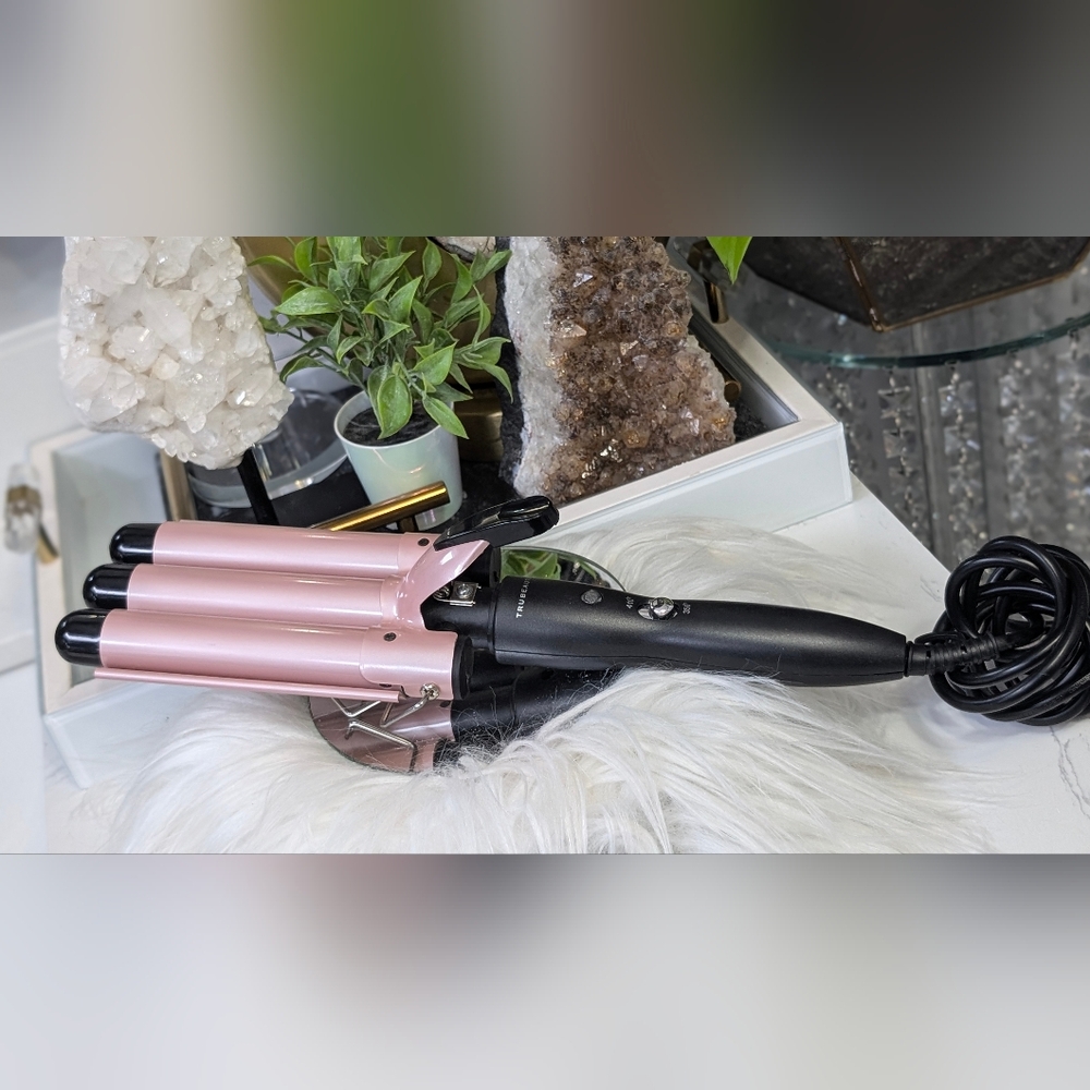 Tru Beauty Pink Triple Barrel Iron